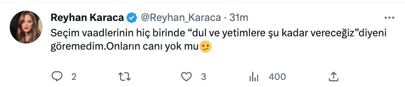 reyhan karaca dan dul ve yetimler cikisi onlarin cani yok mu